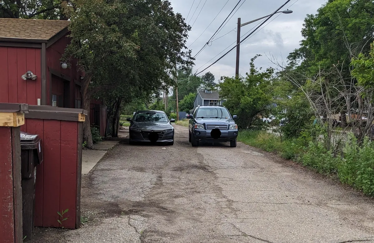Asshole decides the driveway is their parking spot