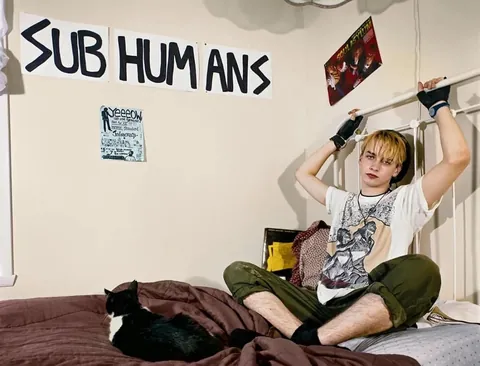 Teenagers in their rooms, 1980s–90s.