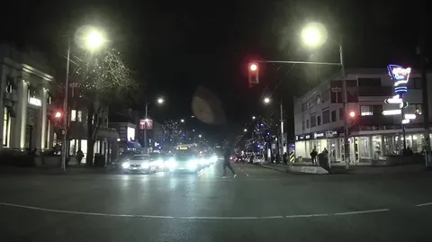 [OC] Driver cuts through intersection on my green, causing crash