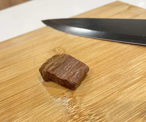 Found a rock that looks like meat