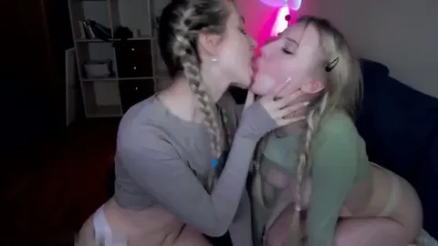 Tongue tasting egirls