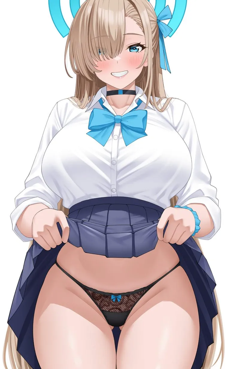 Asuna Skirt Lift [Blue Archive]