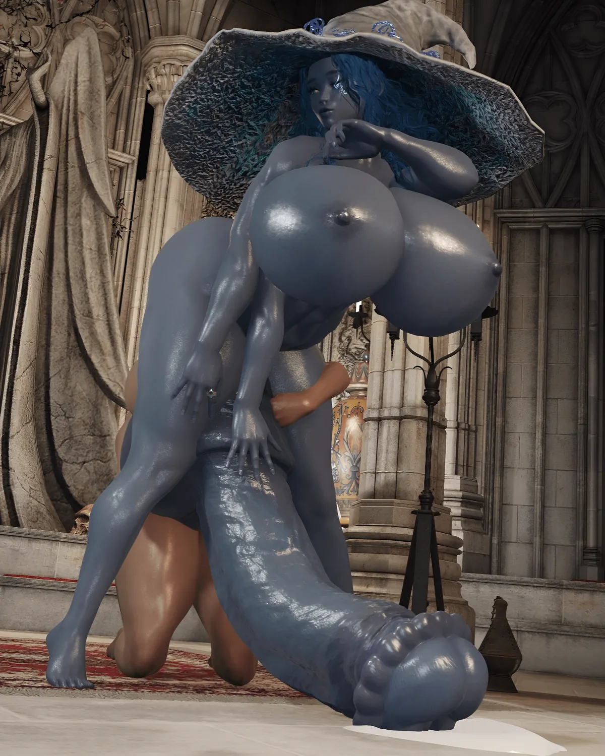 Ranni fills Melina with her Primeval Current (by me)