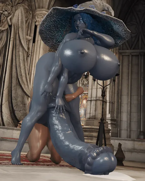 Ranni fills Melina with her Primeval Current (by me)