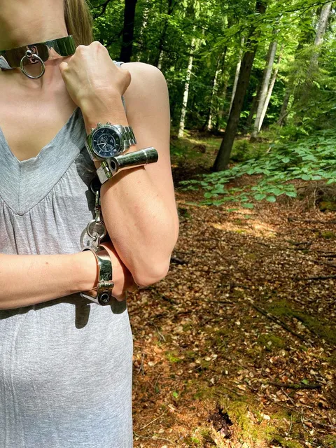 Collared and cuffed - I do enjoy lighter steel sometimes
