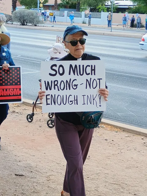 It's only 10am in Tucson and we already have tens of thousands. People are very angry.