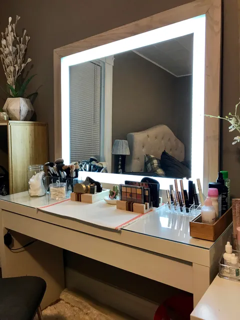 Best gift I’ve ever received-DIY custom vanity mirror