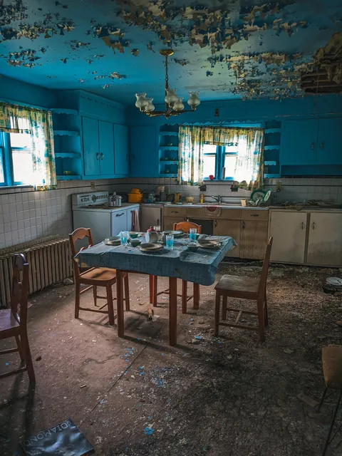 Abandoned Blue Kitchen (OC)