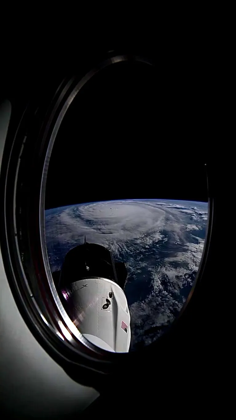 Timelapse of hurricane Milton from the International Space Station captured few hours ago.