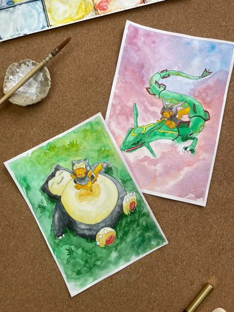 [OC] Pikachu &amp; Friends