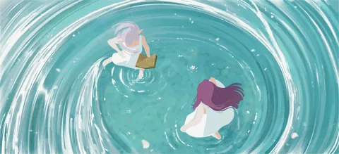 Trying something new, I drew a multi-panel Frieren fanart (there's a fifth panel on the next slide!)