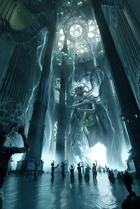 The Nascent, Archangel, Digital 3D, 2024