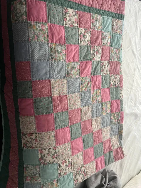 Quilted ghost done by black rabbit tattoo in Richmond VA