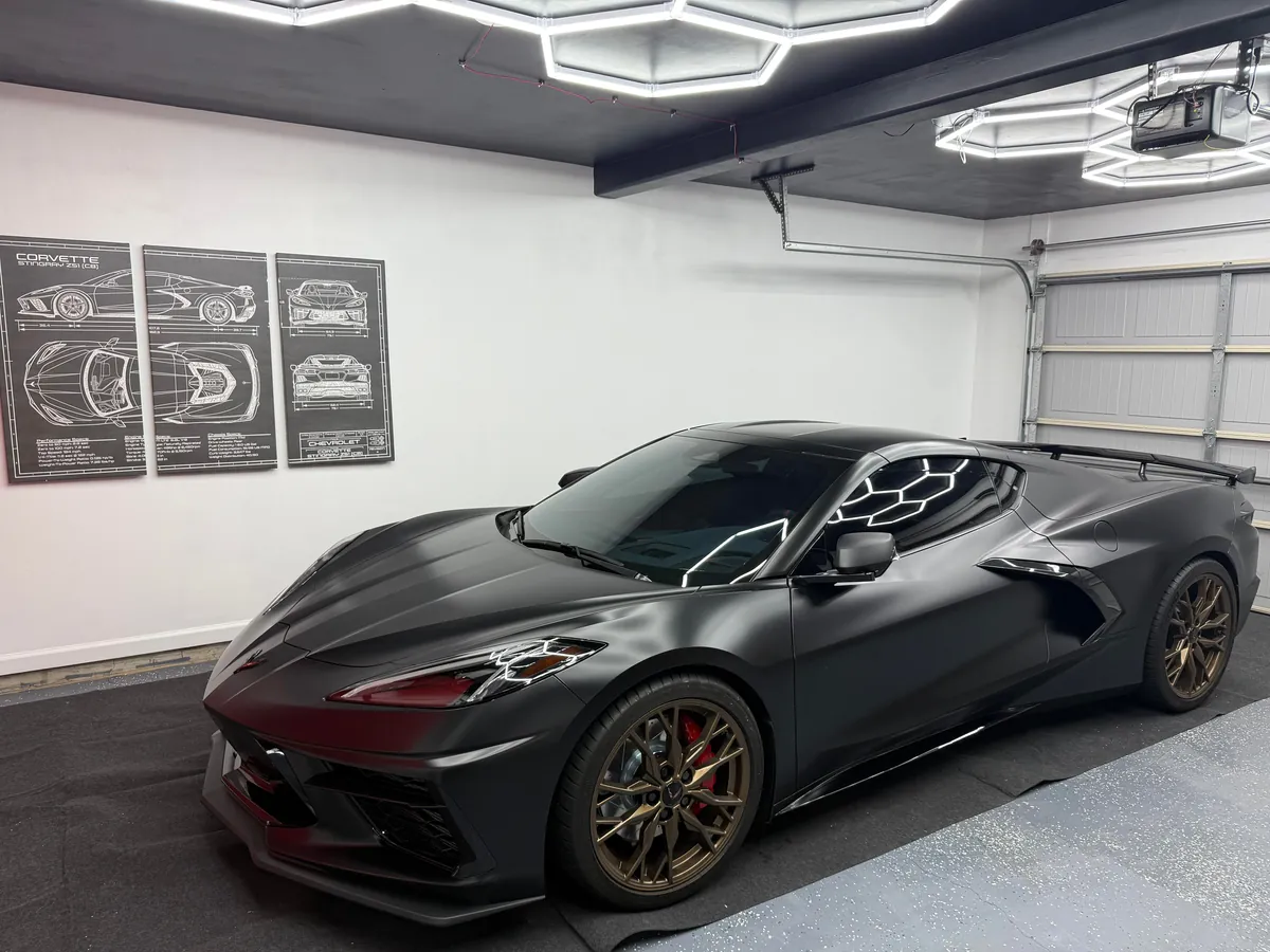 From depression-fueled garbage dump to bat cave and shop. Photos taken 1 month apart.