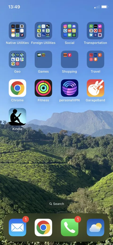 The way the Kindle kid sits perfectly atop the hilltop