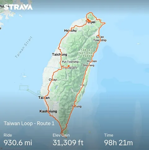 Cycling the Taiwan Loop / Route 1