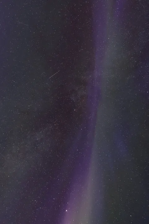 A time lapse of the northern lights 