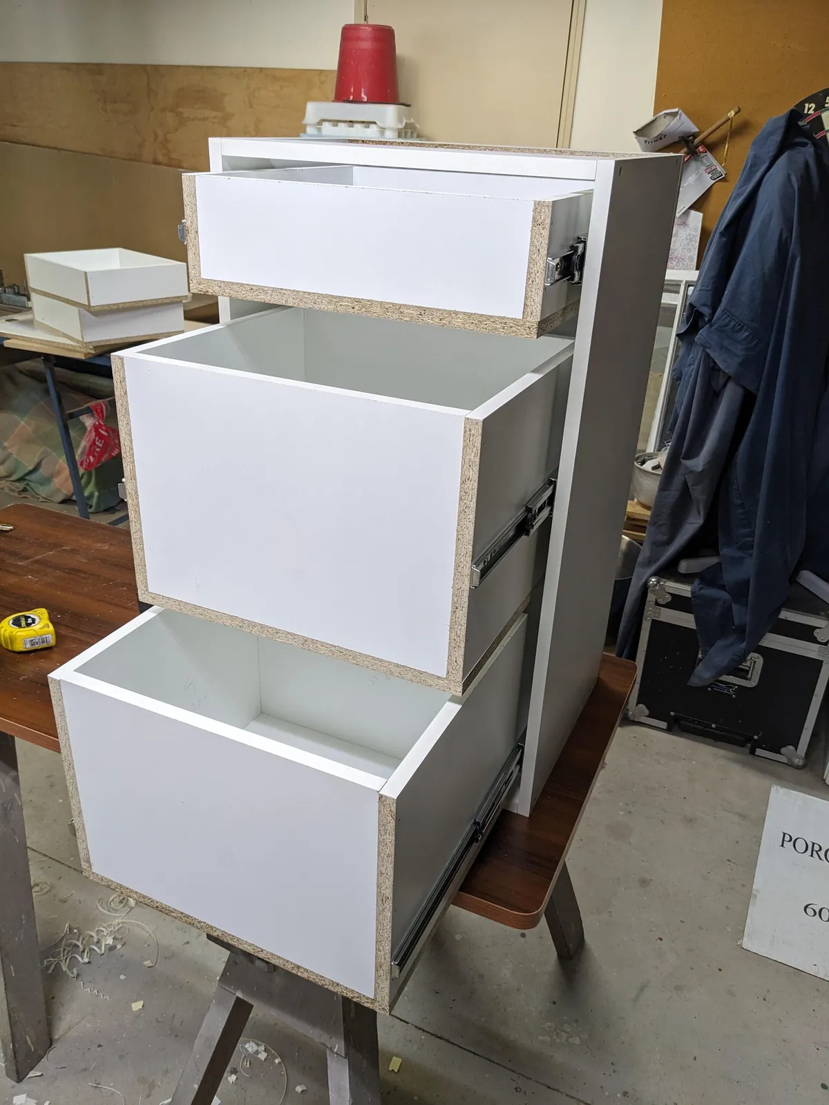 From a scribble on a piece of paper to the final product. Wife was happy in the end.