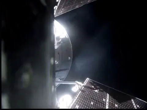 Earth from Artemis II (160× Speed)