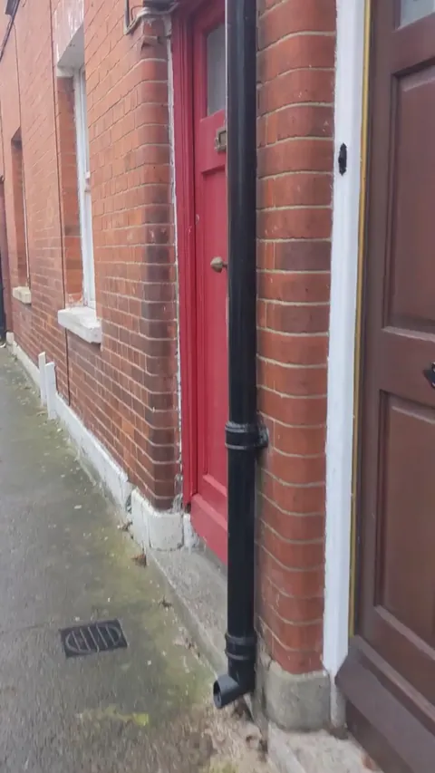 My neighbor's dog every time I leave the house