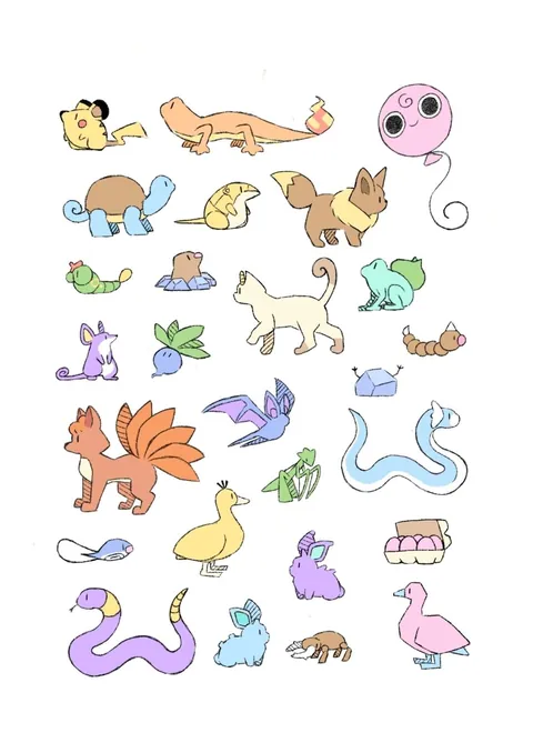 Some totally normal animals (OC)