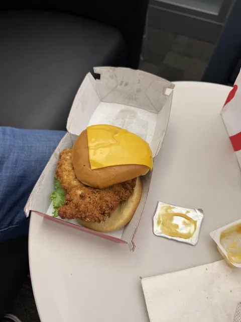 Chick-fil-A put the cheese on top of the bun