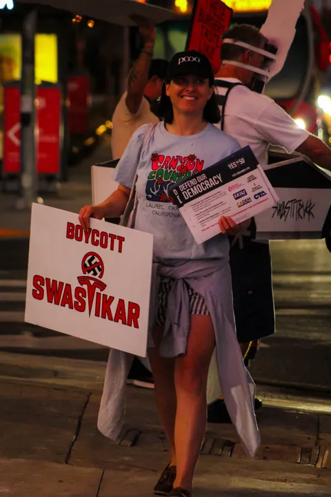 [OC] Outside the Tesla Diner in Hollywood, Friday Oct. 3