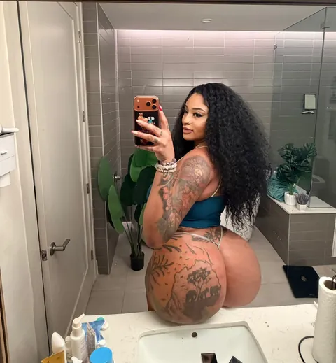 Resting it on the sink