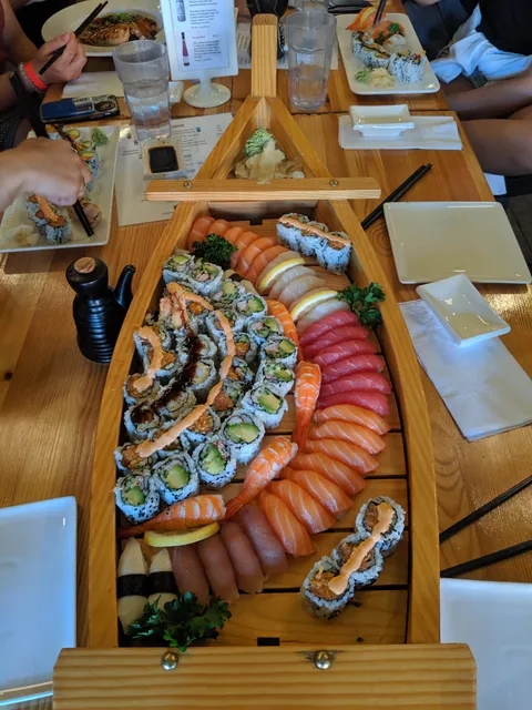 [I Ate] Jumbo sushi boat