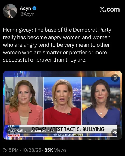 None of the Republican women are smarter, prettier, successful, or braver than the Democratic women!