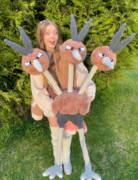 I spent 100+ hours making this Dodrio Crochet Sculpture!!