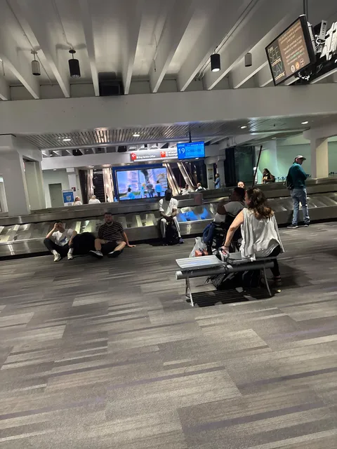 Got off the plane an hour ago. Still no luggage