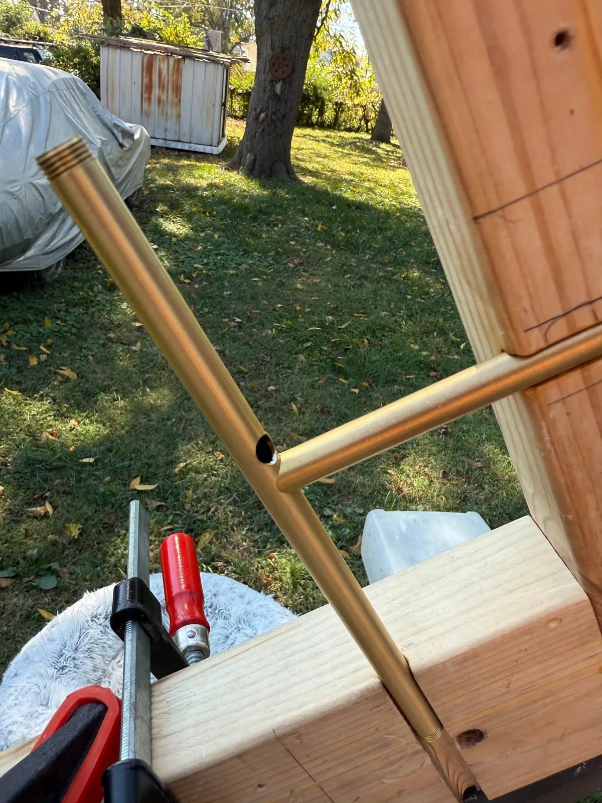 I made a pair of wall sconces for my bedroom renovation