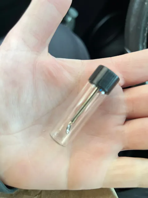 Ladies.. tired of having to have a hefty makeup bag in your purse or for traveling? The coke vial with spoon makes the perfect foundation holder, even equipped with applicator.