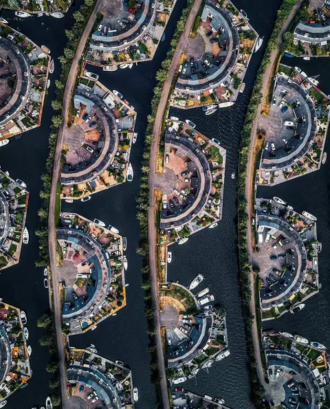 Photographers reveals hidden perspectives only visible from above