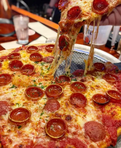 This pepperoni pizza lasted 5 minutes