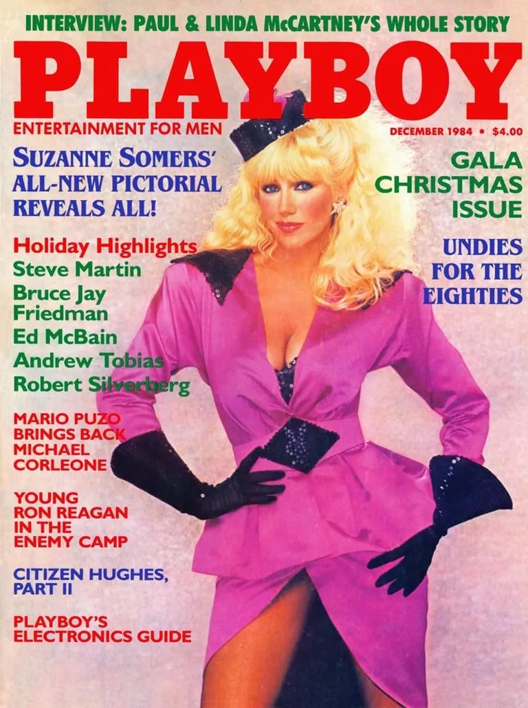 Suzanne Somers in the December 1984 issue of Playboy