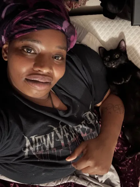 I’m laid up with pneumonia and my baby boy Shadow said I will not be alone 😍