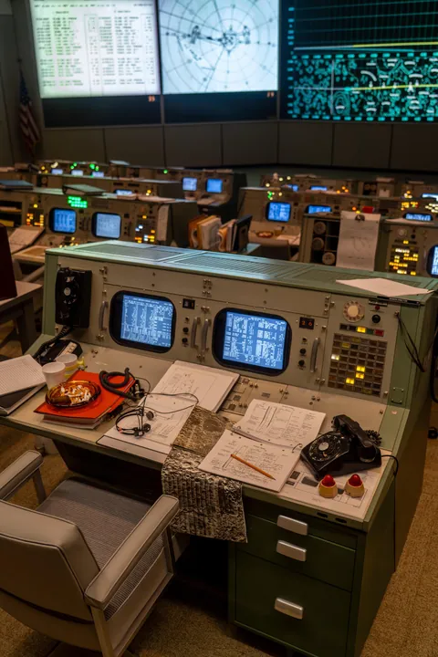 Got to see the historic Mission Control room and Saturn V at the Johnson Space Center.