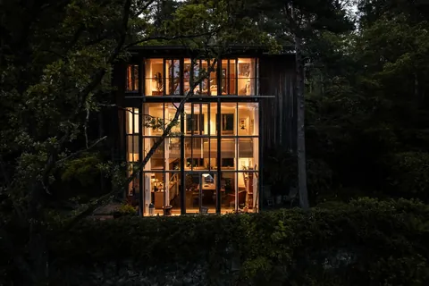 Villa Langlia near Oslo, Norway, by Architect Bjørn Hovstad