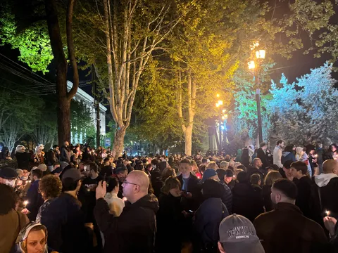 Happy Easter from Georgia protests