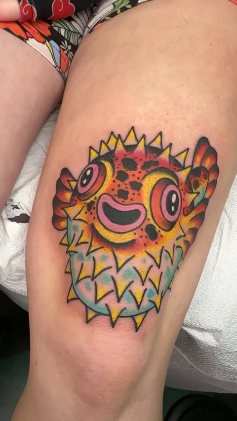 Puffer by me @richiebtattoos in Lafayette, Indiana