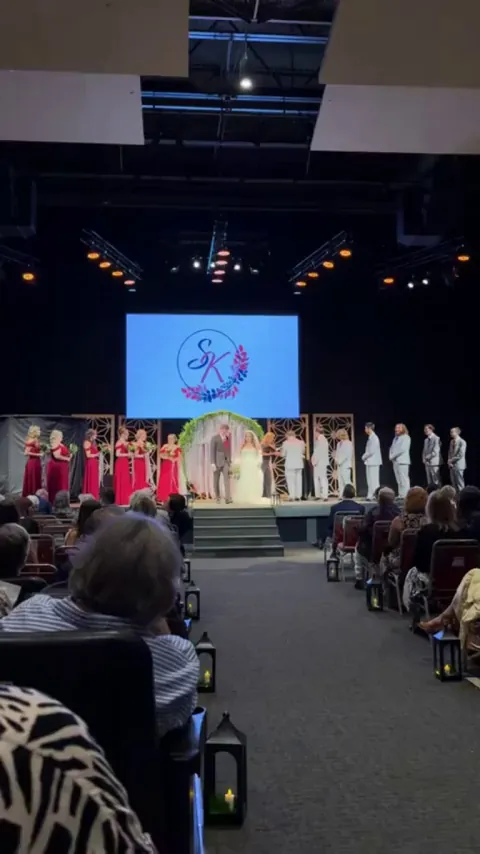 The guy cooked at the wedding