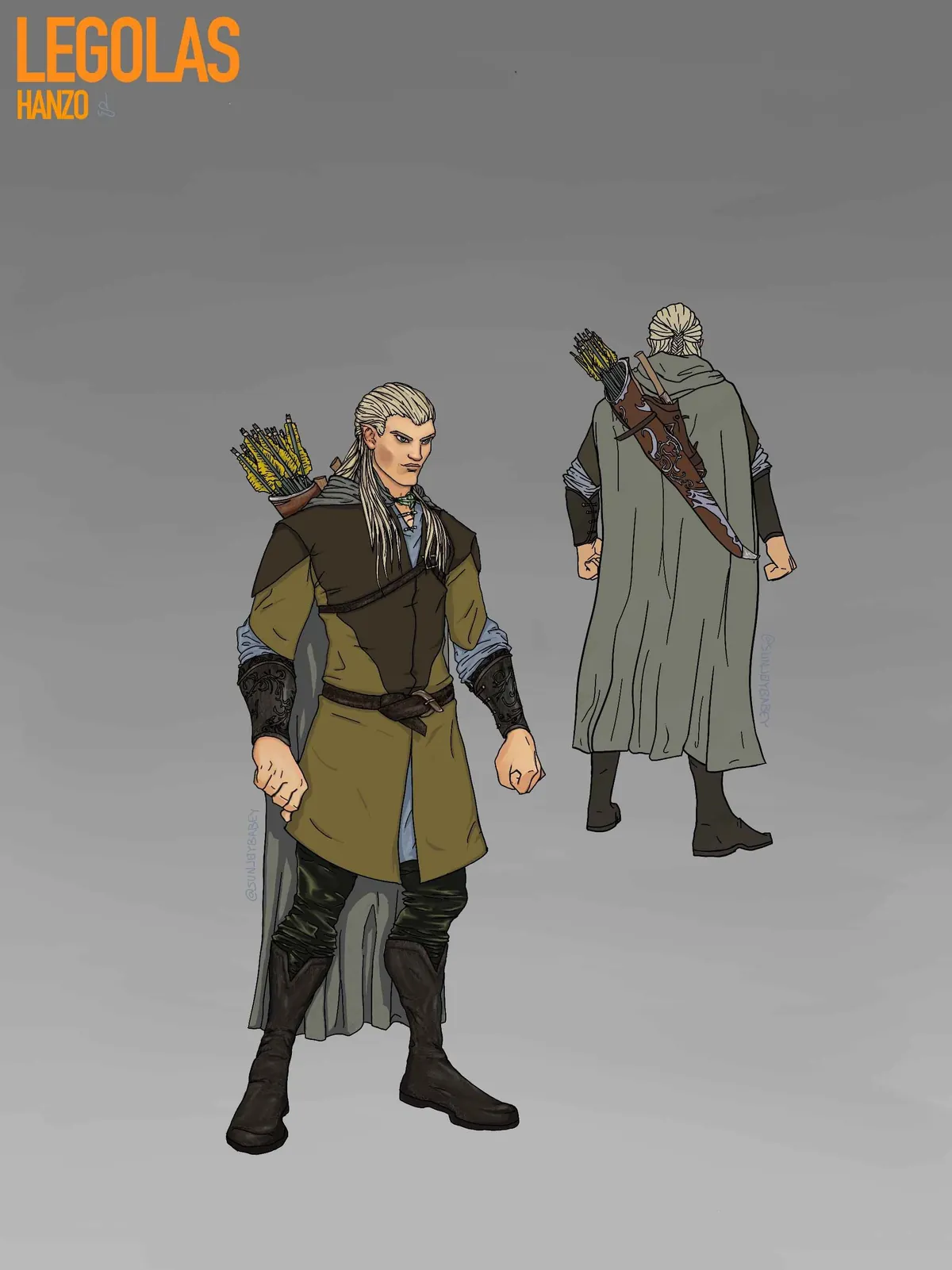 Finished my Lord of the Rings collab concept skins :)