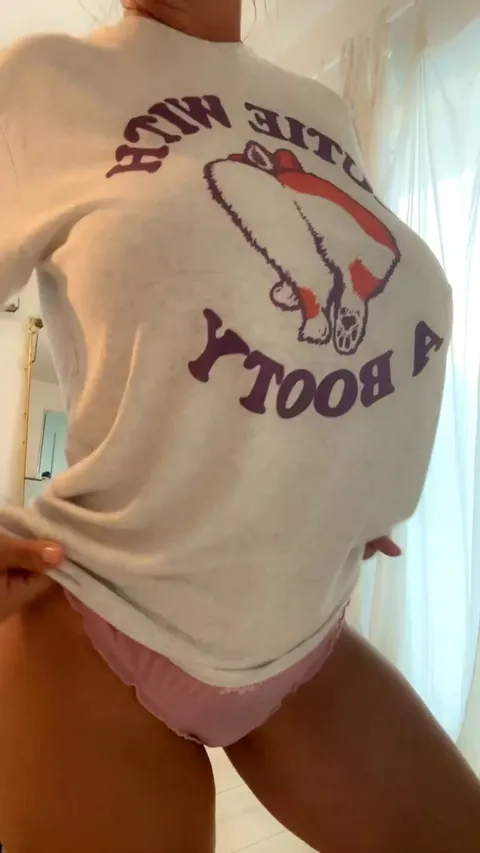 I’m more like a cutie with huge boobies.