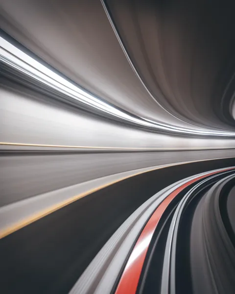 ITAP out the back window of a moving monorail.