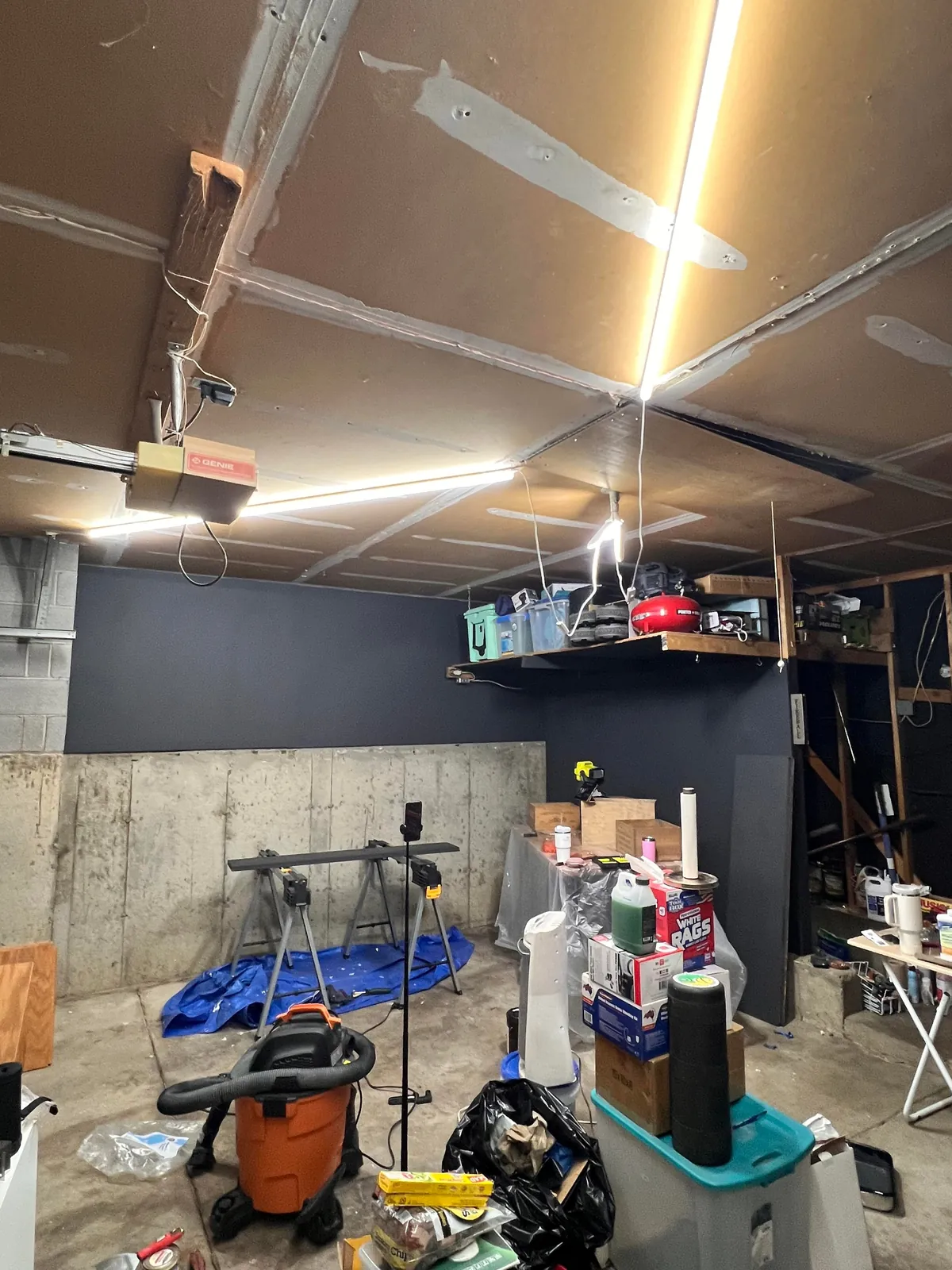 Surprised my husband with a little garage makeover