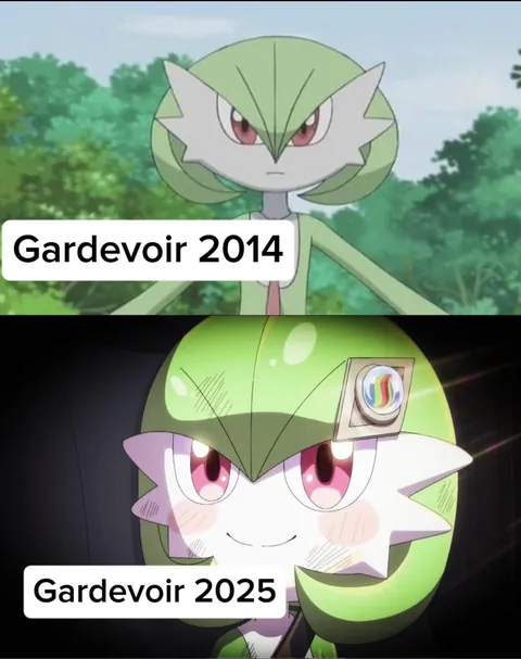 Gardevoir 2014 to Gardevoir 2025