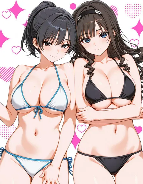 Haruka Morishima &amp; Hibiki Tsukahara [Amagami]