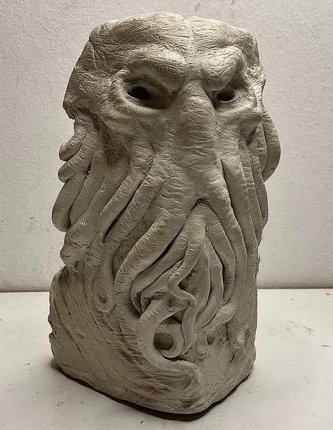 I sculpted Cthulhu.